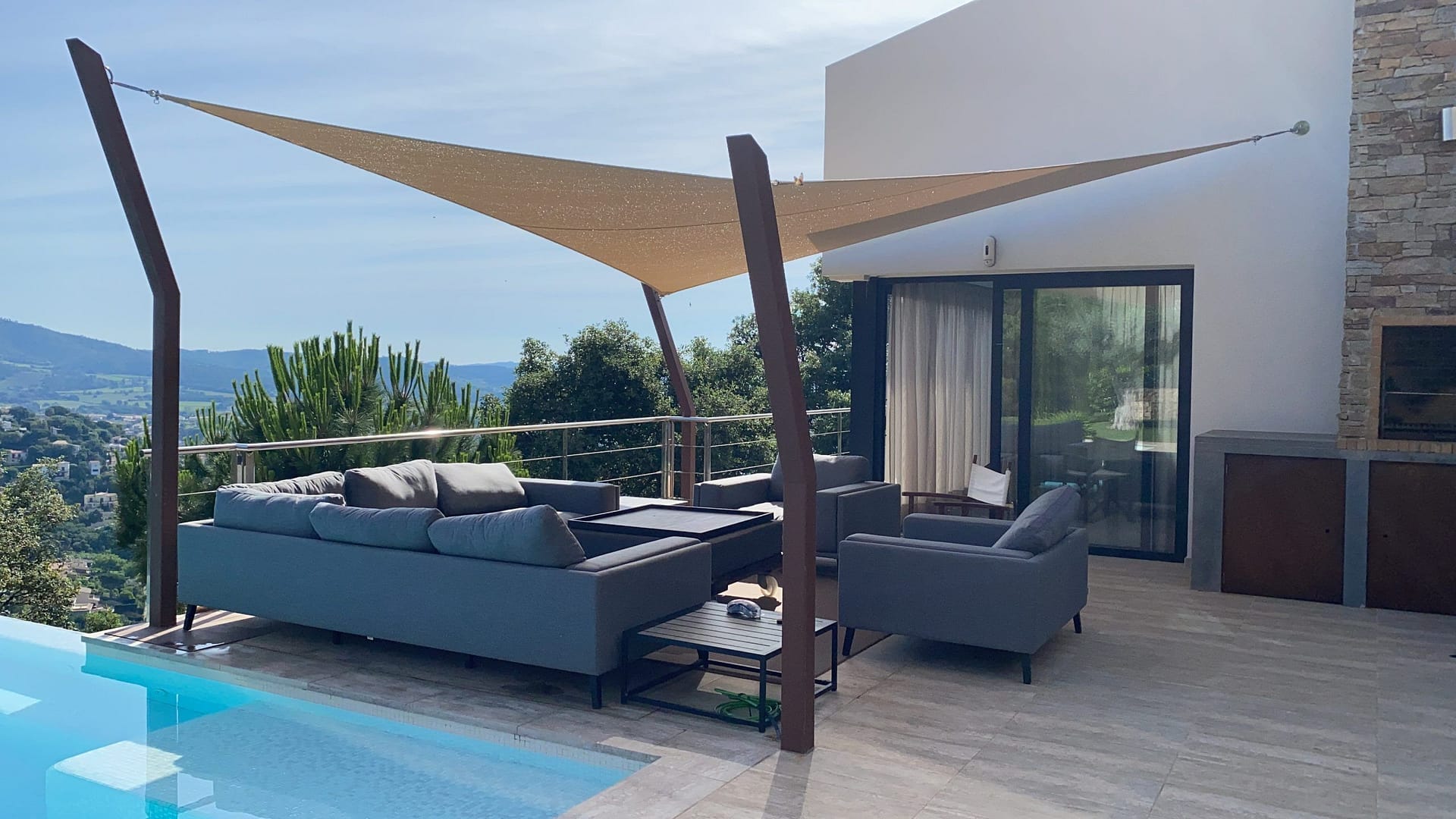 Why do Shade Sails have Curves