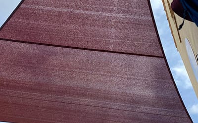 How to clean a shade sail?
